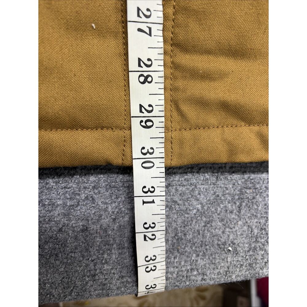 NWT Wrangler Workwear Hooded Jacket Men Sz S Tan Long Sleeve Full Zip MSRP$36.98 - Picture 3 of 6